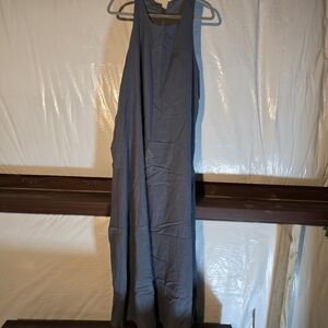 Sleeveless Blue Jumpsuit